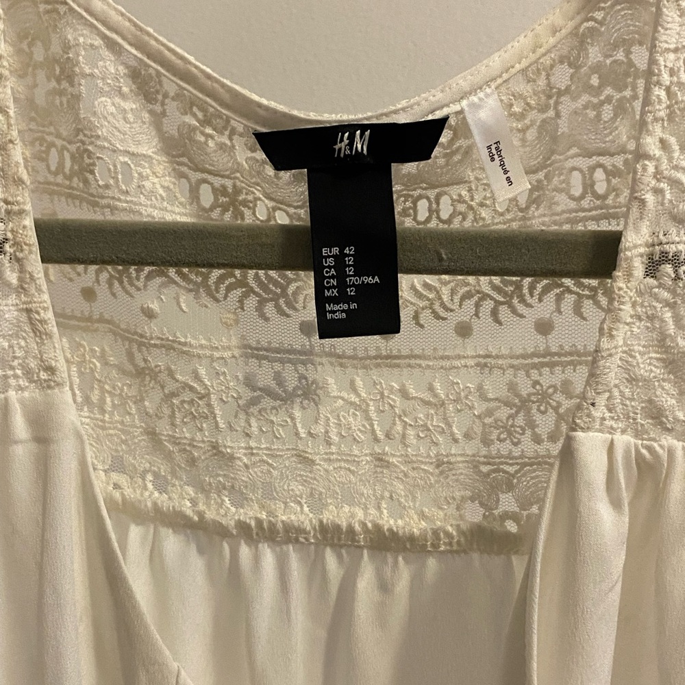 white cotton dress with pockets